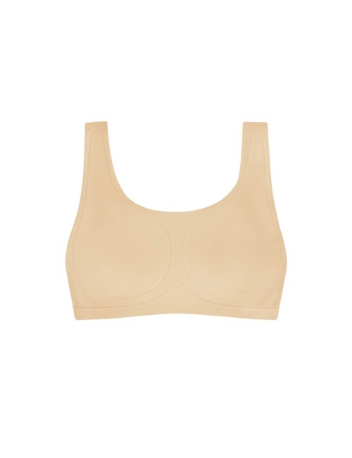 Brassière soutien-gorge Linda sans armatures Sable beige pour prothèses mammaires Amoena