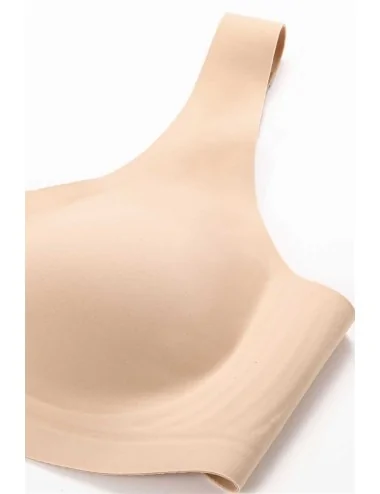 Brassière soutien-gorge Linda sans armatures Sable beige pour prothèses mammaires Amoena