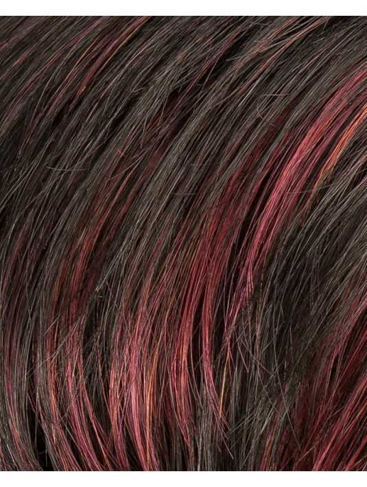 Perruque synthétique Fenja Mono Part Blackcherry mix Ellen Wille Hairpower