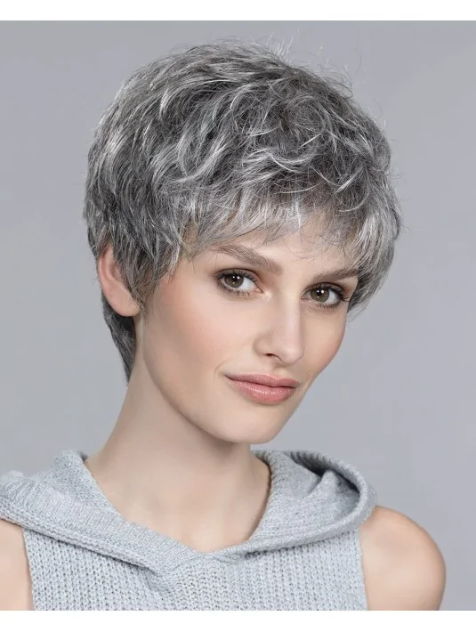 Perruque synthétique Foxy Salt pepper mix Hairpower Ellen Wille