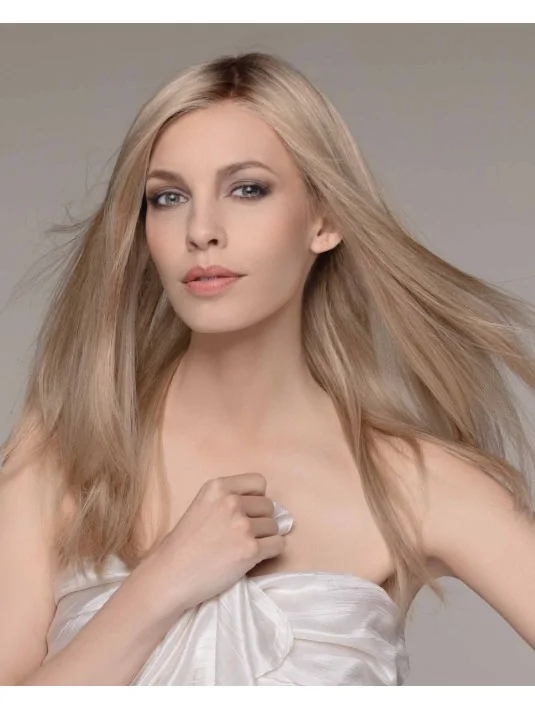 Perruque naturelle EMOTION sandyblonde rooted ELLEN WILLE