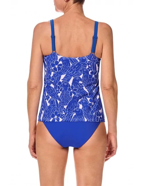 Tankini de bain Azores royal blue / white Amoena