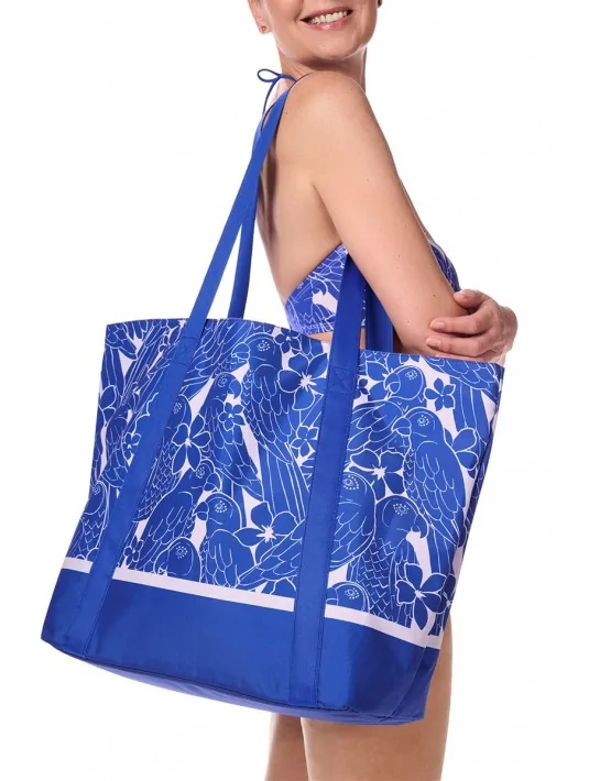 Sac de plage Azores Royal blue / White Amoena