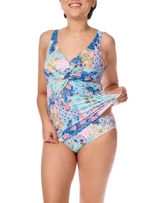 Tankini de bain Paxos blue / multi amoena