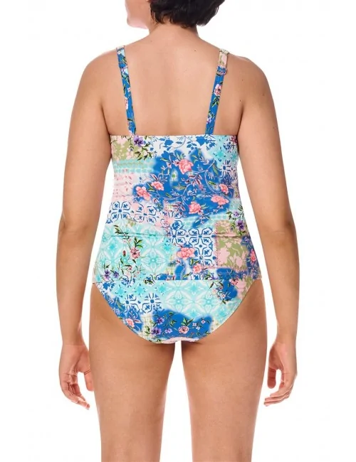 Tankini de bain Paxos blue / multi amoena