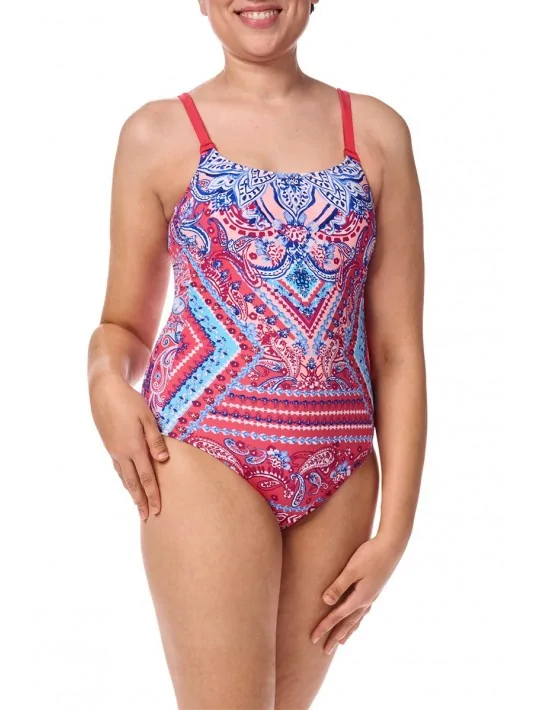 Maillot de bain une pièce Barbados Hot pink / multi amoena