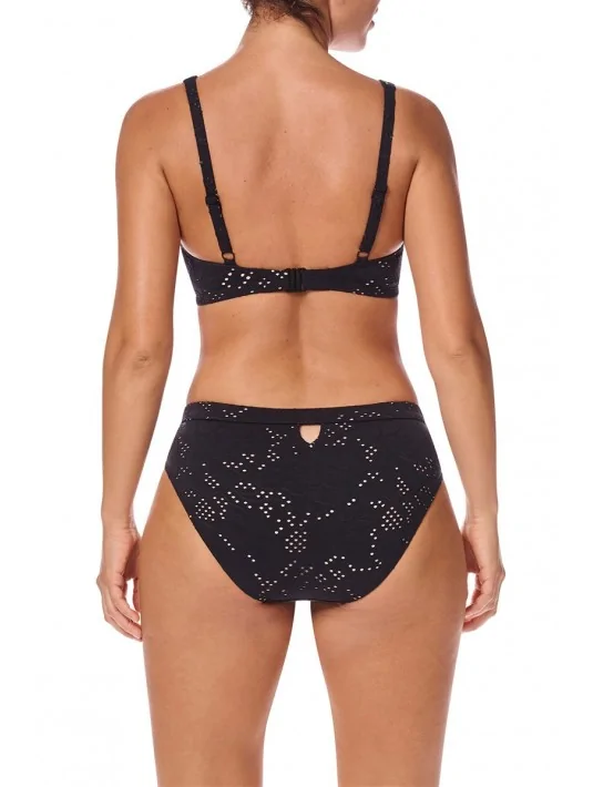 Haut de maillot de bain Makri sans armatures Noir / Sable Amoena