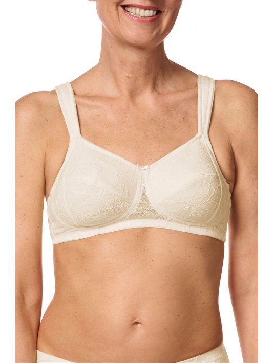 Soutien-gorge Camilla sans armatures Blanc cassé Off-white amoena Soutien-gorge Camilla sans armatures Blanc cassé Off-white amoena