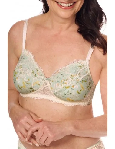 Soutien-gorge Kalina paddé sans armatures Mint / Multi Amoena