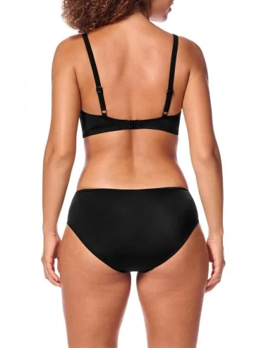 Haut de maillot de bain Ravello sans armatures Noir argent amoena