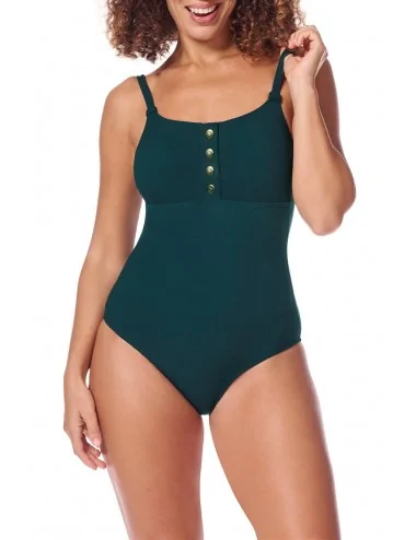 Maillot de bain une pièce Chile vert foncé Amoena