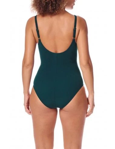 Maillot de bain une pièce Chile vert foncé Amoena