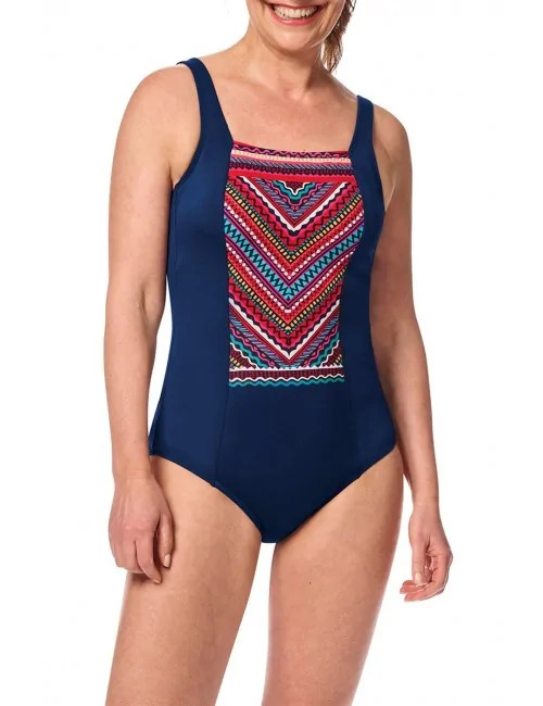 Maillot de bain une pièce Thassos FB Bleu navy / Multi amoena