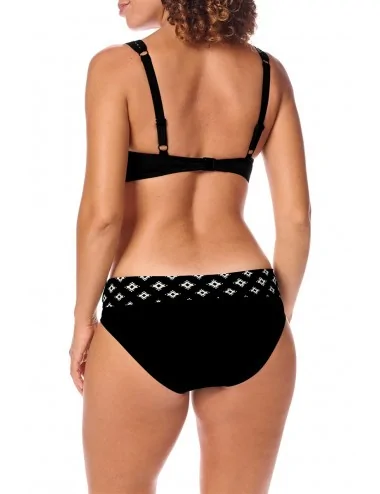 Haut de maillot de bain Palermo avec armatures noir black blanc cassé off white amoena