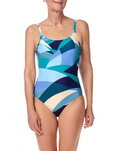 Maillot de bain une pièce Lisbon jade multi amoena