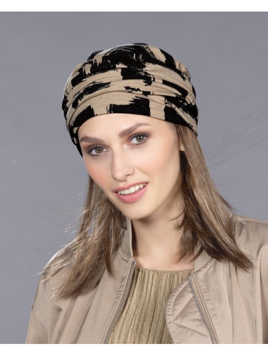 Bonnet GOGA beige/black ELLEN WILLE Bonnet GOGA beige/black ELLEN WILLE