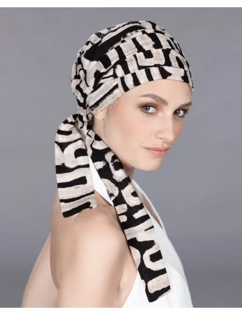 Turban AMA FINA Black Maze ELLEN WILLE