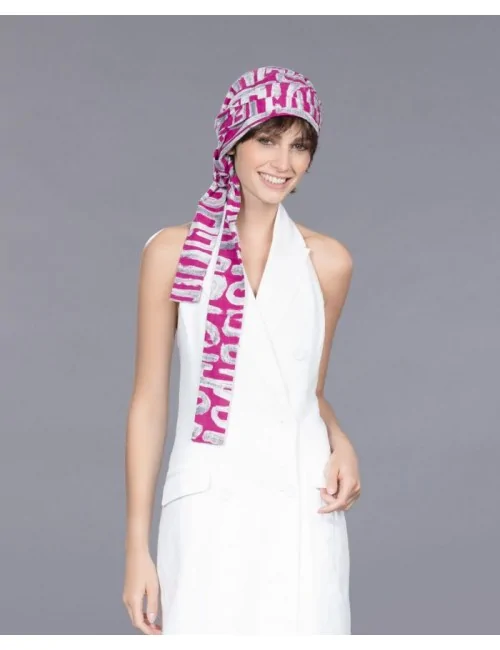 Turban AMA FINA Magenta Maze ELLEN WILLE