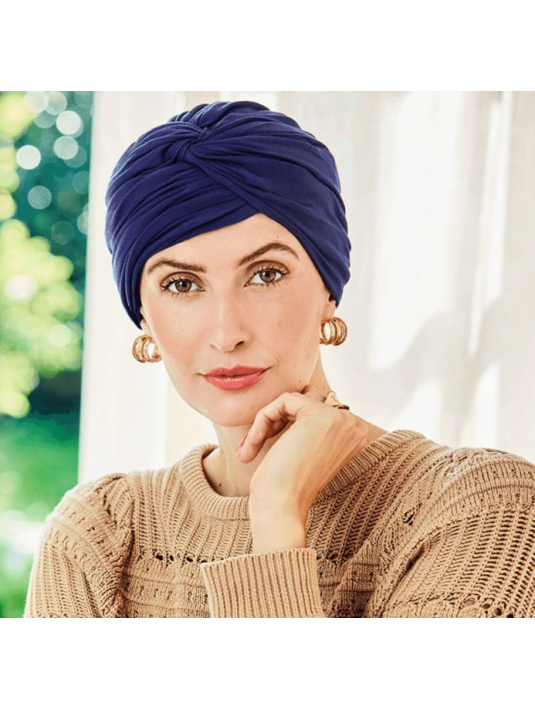 Bonnet Joyo Outremer - Christine HeadWear Bonnet Joyo Outremer - Christine HeadWear