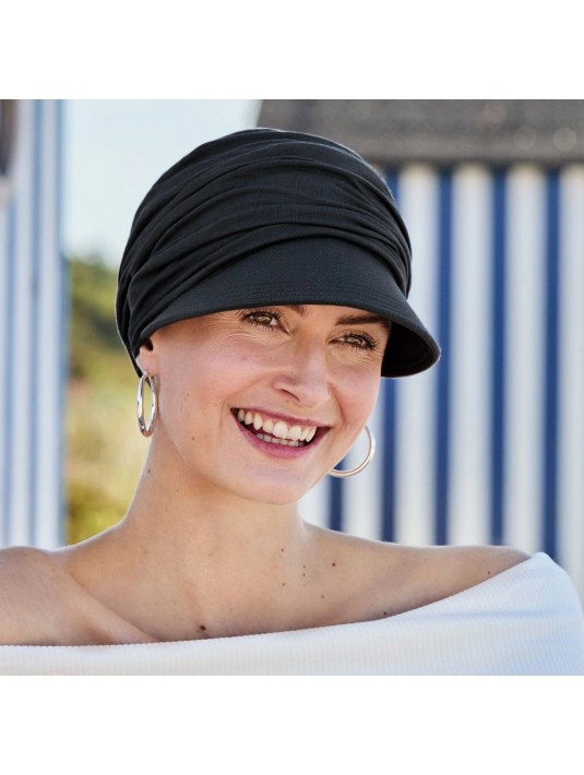 Casquette Anti-UV UPF50+ SOLANA Noir Elite hair Casquette Anti-UV UPF50+ SOLANA Noir Elite hair