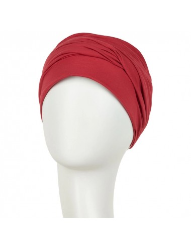 Turban MILA COTON rouge intense ELITE HAIR CHRISTINE HEADWEAR