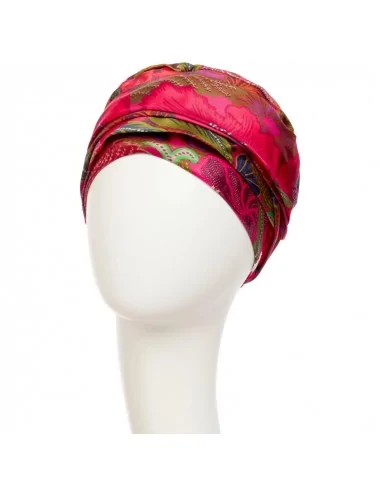 Bonnet en soie Boho Hibiscus Royal Elite Hair Christine HeadWear