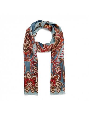 Foulard en soie Boho Rêve Bleu Elite Hair Christine HeadWear