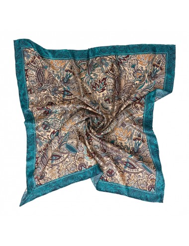 Foulard en soie Boho Rêve Bleu Elite Hair Christine HeadWear