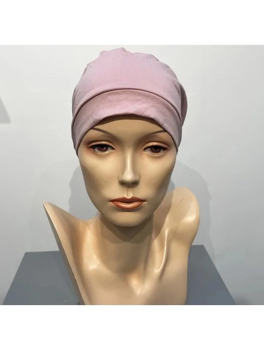 Bonnet Basic Coton Rose ballerine Elite Haire Christine HeadWear