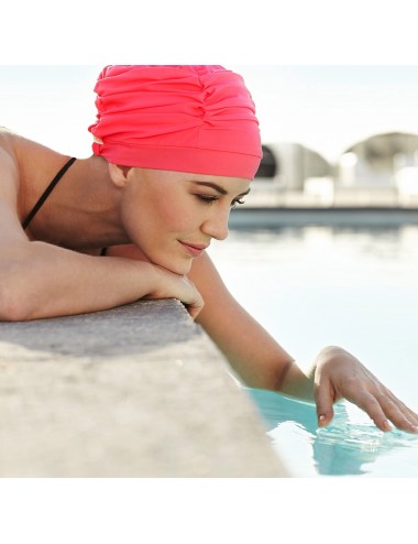 Swim Cap Cerise Elite Hair Christine HeadWear