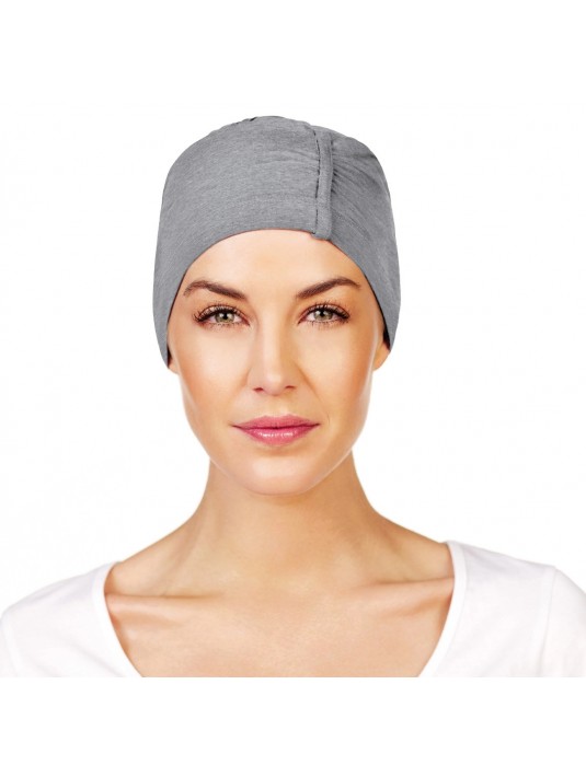 Night Cap bambou Gris Chiné Elite Haire Christine HeadWear