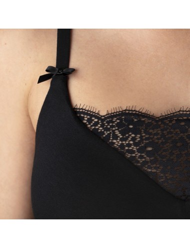 Soutien-gorge Coton Bio Capucine Noir new Coeur de Lys