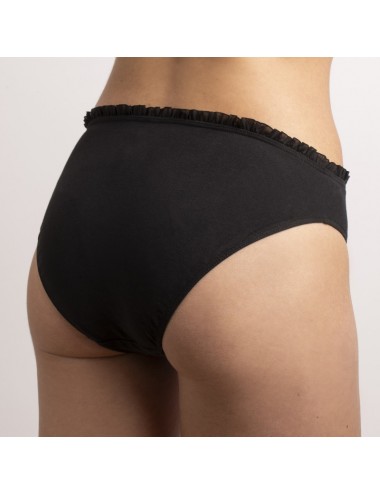 Culotte en coton bio Lison Noir Cœur de Lys