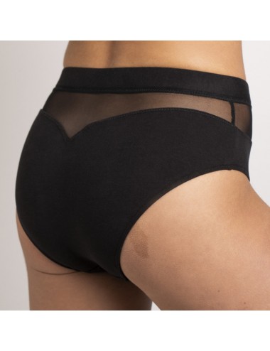 Culotte en coton Bio Mégane Noir Coeur de Lys