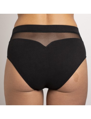 Culotte en coton Bio Mégane Noir Coeur de Lys