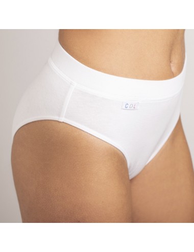 Culotte Coton Biologique Marie Blanc Cœur de lys