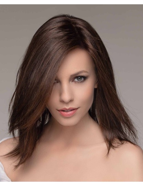 Perruque mi-longue TRINITY PLUS darkchocolate mix ELLEN WILLE