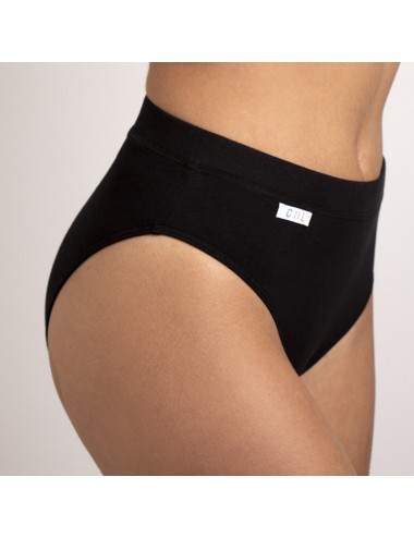 Culotte Coton Biologique Marie Noire Cœur de lys