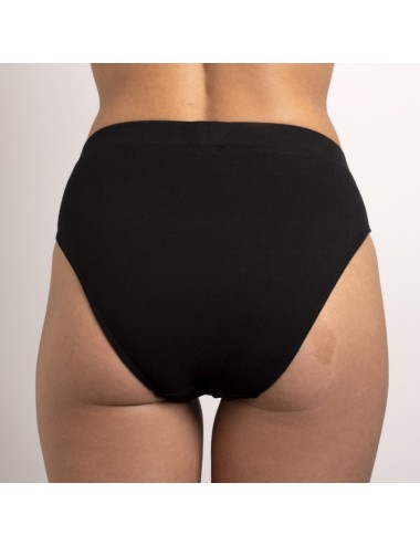 Culotte Coton Biologique Marie Noire Cœur de lys