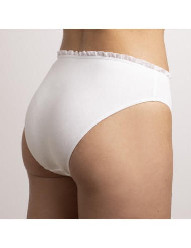 Culotte en coton bio Lison Blanc Cœur de Lys