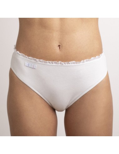 Culotte en coton bio Lison Gris Cœur de Lys