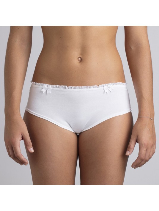 Culotte coton bio Marguerite Blanc Cœur de Lys Culotte coton bio Marguerite Blanc Cœur de Lys