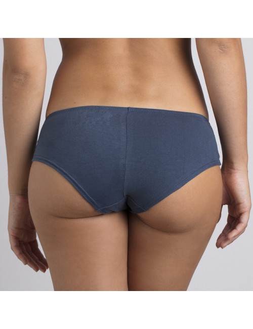 Culotte en Coton Bio Johanna Noir Cœur de Lys