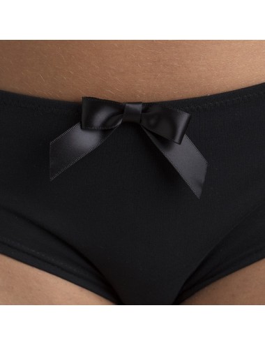 Culotte en Coton Bio Johanna Noir Cœur de Lys