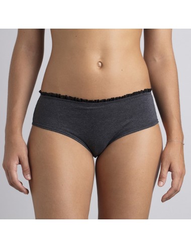 Culotte en coton bio Lison Gris Cœur de Lys
