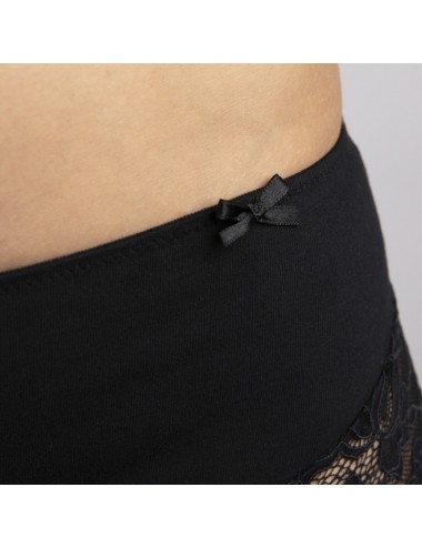 Culotte coton Capucine Noir 3 Cœur de Lys