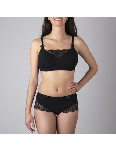 Culotte coton Capucine NoirNew Cœur de Lys