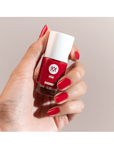 Vernis silicium rouge 02 Zazie Même Cosmetics