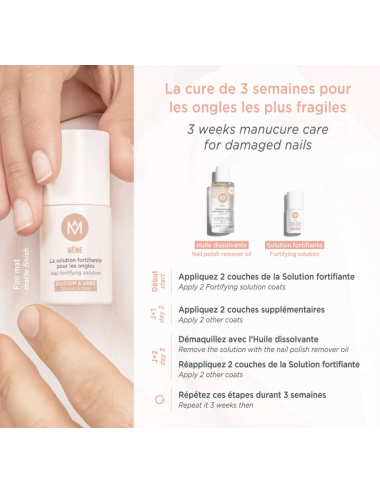 La solution fortifiante 10 ml MÊME COSMETICS