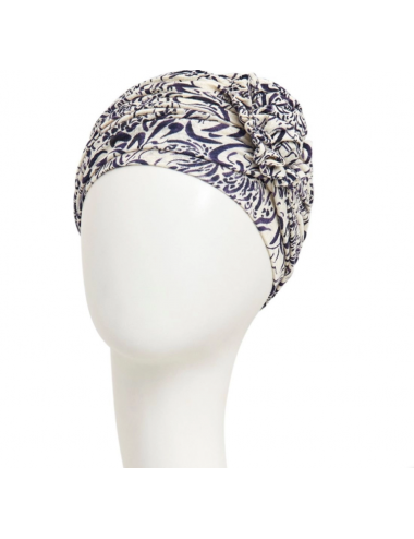 Bonnet LOTUS LIN Poésie Purple ELITE HAIR CHRISTINE HEADWEAR